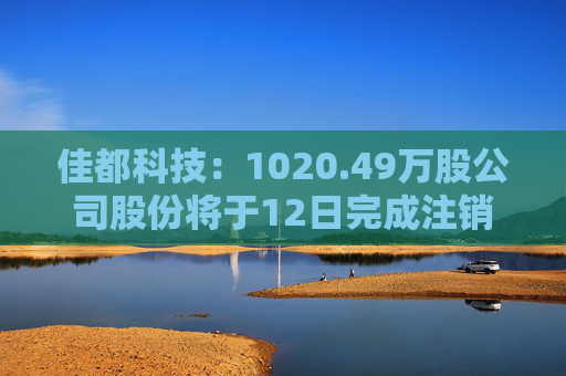 佳都科技：1020.49萬股公司股份將于12日完成注銷  第1張