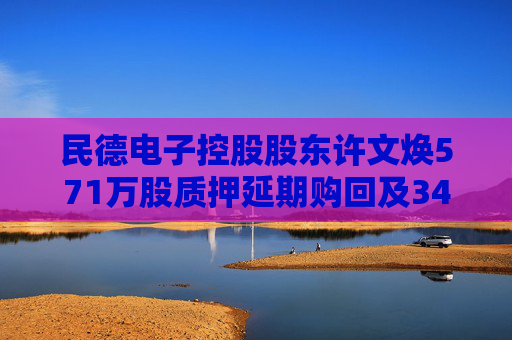 民德電子控股股東許文煥571萬(wàn)股質(zhì)押延期購(gòu)回及34萬(wàn)股補(bǔ)充質(zhì)押
