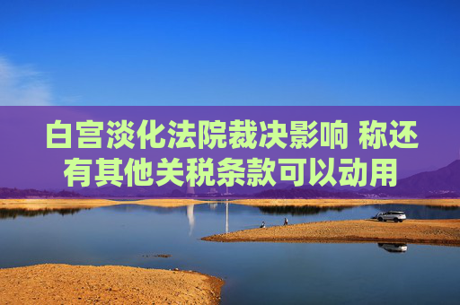 白宮淡化法院裁決影響 稱還有其他關稅條款可以動用