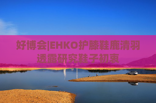 好博會|EHKO護(hù)膝鞋鹿清羽透露研究鞋子初衷