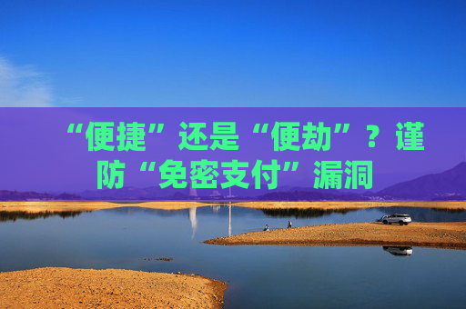 “便捷”還是“便劫”？謹(jǐn)防“免密支付”漏洞