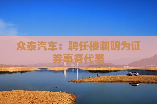 眾泰汽車：聘任樓淵明為證券事務(wù)代表