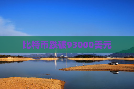 比特幣跌破93000美元