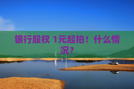 銀行股權 1元起拍！什么情況？