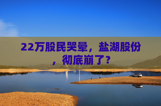 22萬(wàn)股民哭暈，鹽湖股份，徹底崩了？