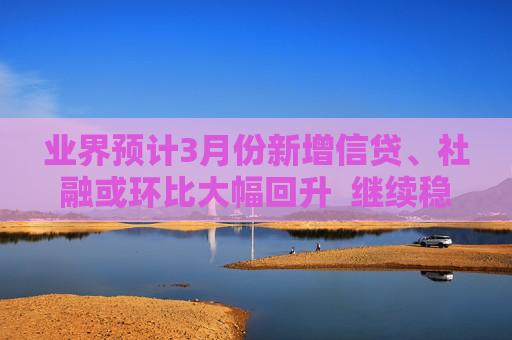 業(yè)界預計3月份新增信貸、社融或環(huán)比大幅回升  繼續(xù)穩(wěn)固支持實體經(jīng)濟的力度