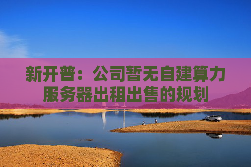 新開普：公司暫無自建算力服務器出租出售的規(guī)劃