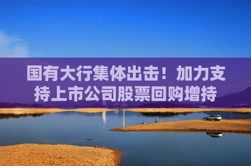 國(guó)有大行集體出擊！加力支持上市公司股票回購(gòu)增持