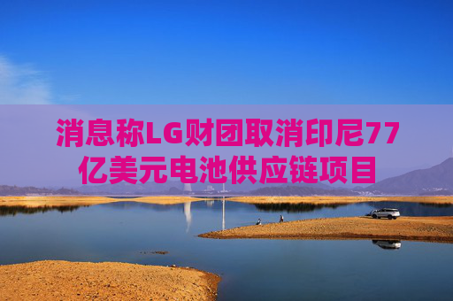 消息稱LG財(cái)團(tuán)取消印尼77億美元電池供應(yīng)鏈項(xiàng)目