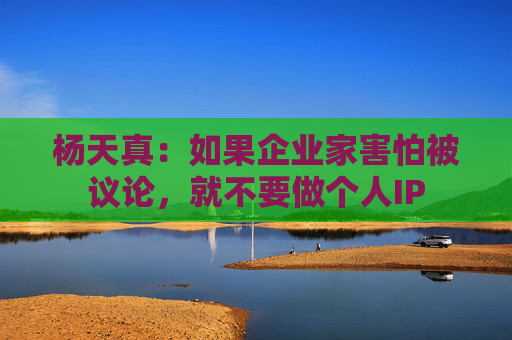 楊天真：如果企業(yè)家害怕被議論，就不要做個人IP