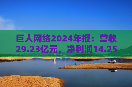 巨人網(wǎng)絡(luò)2024年報(bào)：營收29.23億元，凈利潤14.25億元
