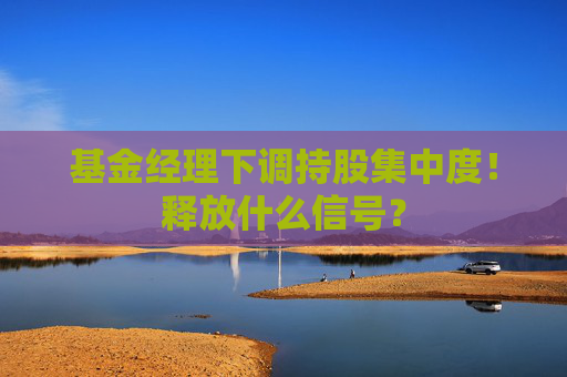 基金經(jīng)理下調(diào)持股集中度！釋放什么信號？
