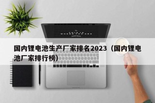 國(guó)內(nèi)鋰電池生產(chǎn)廠家排名2023（國(guó)內(nèi)鋰電池廠家排行榜）