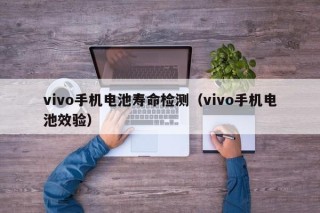 vivo手機(jī)電池壽命檢測(cè)（vivo手機(jī)電池效驗(yàn)）
