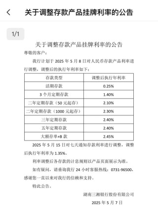 “降息潮”延續(xù) 多家民營銀行下調(diào)存款利率