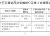 安徽裕安盛平村鎮(zhèn)銀行被罰22萬(wàn)元：未按規(guī)定進(jìn)行可疑交易報(bào)告