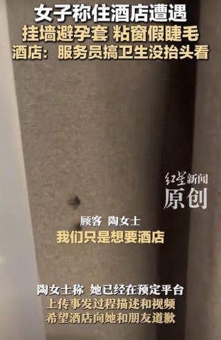 女子稱(chēng)入住酒店房間墻上掛著避孕套，窗簾上粘著假睫毛！涉事酒店：服務(wù)員搞衛(wèi)生沒(méi)抬頭