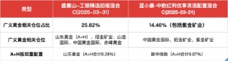 風(fēng)格相似！工銀瑞信盛震山PK中歐基金藍(lán)小康，誰(shuí)更牛？黃金倉(cāng)位均超10%，港股A股跨市場(chǎng)雙重配置