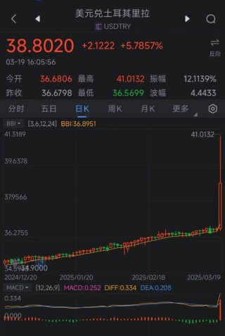 土耳其基準(zhǔn)股指下跌 觸發(fā)熔斷機制 土耳其里拉創(chuàng)歷史新低