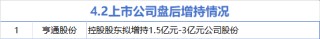 4月2日增減持匯總：亨通股份增持 駿鼎達等9股減持（表）