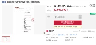 七折起拍！前海財險總經(jīng)理閃辭，又有20%股權(quán)遭拍賣