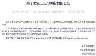 重磅“上新”！上證580指數(shù)要來了（附完整名單）