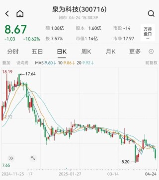 泉為科技可能被實施其他風險警示