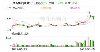武商集團(tuán)：南昌武商洲際酒店擬于年內(nèi)開業(yè)