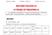 停牌！600962，重大資產(chǎn)重組！