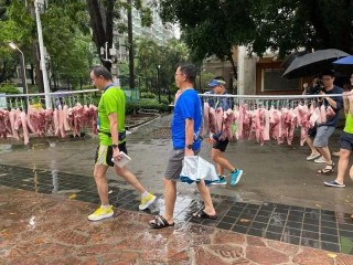 廣州一小區(qū)喊業(yè)主減肥，減重一斤獎(jiǎng)一斤豬肉
