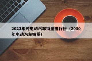 2023年純電動汽車銷量排行榜（2030年電動汽車銷量）