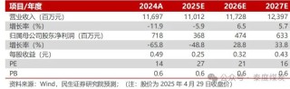 【民生能源】蘭花科創(chuàng)2024年年報及2025年一季報點(diǎn)評：業(yè)績低于預(yù)期，25年煤炭產(chǎn)銷同比恢復(fù)
