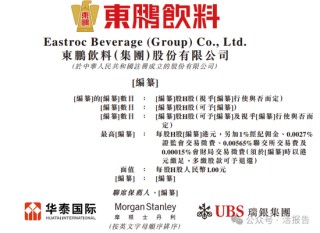 連續(xù)四年蟬聯(lián)第一，「東鵬飲料」正式遞表，凈利年復合增長51.96%