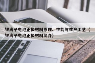 鋰離子電池正極材料原理、性能與生產(chǎn)工藝（鋰離子電池正極材料簡(jiǎn)介）