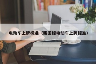 電動車上牌標準（新國標電動車上牌標準）