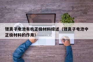 鋰離子電池有機正極材料綜述（鋰離子電池中正極材料的作用）