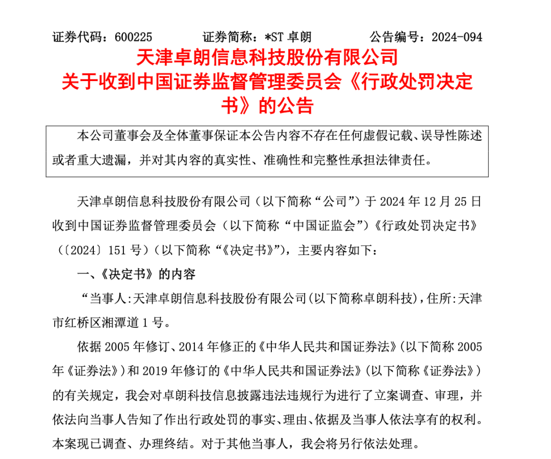 罰款1000萬元，強(qiáng)制退市！  第1張