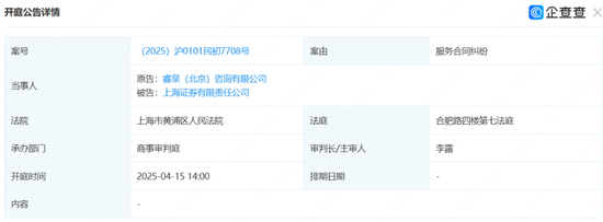 獵頭糾紛！上海證券  第1張