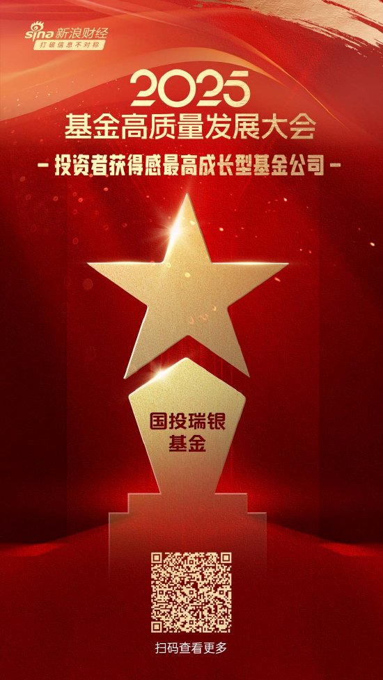 2025公募基金榮譽(yù)榜：國投瑞銀基金獲得2025投資者獲得感最高成長型基金公司榮譽(yù)  第1張