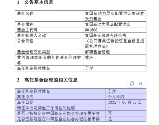 富國于洋離職不意外，意外的是鵬華和淳厚的變動  第1張
