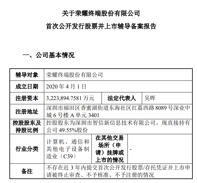 IPO大消息！榮耀啟動(dòng)上市，“影子股”曝光  第1張